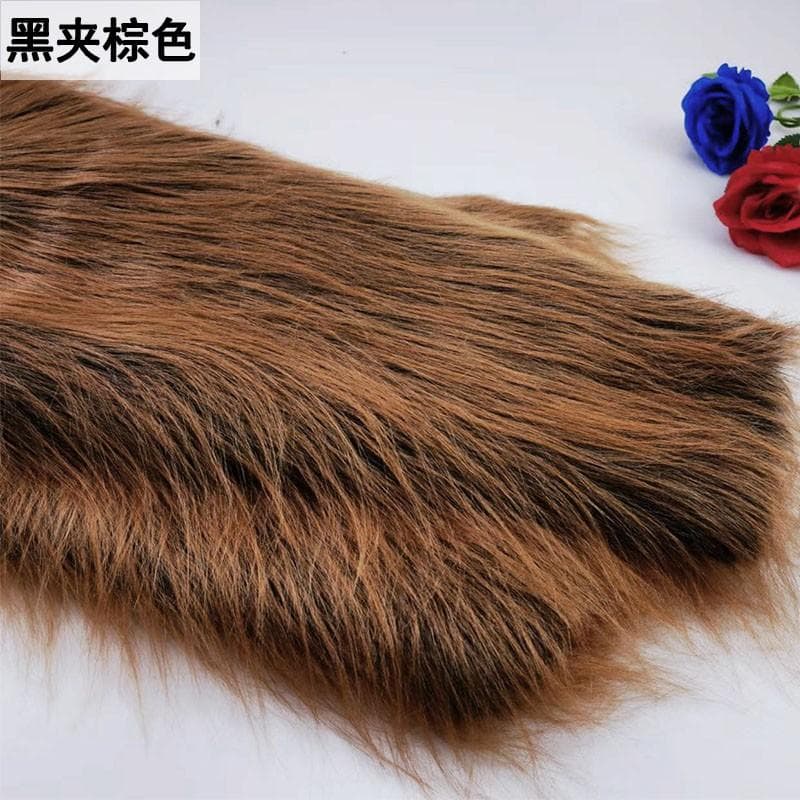 100x180cm Long Faux Fur Fabric Carpet Clothes Doll Plush Stuffed Toy for Needlework DIY Handmade Sewing Accessories 50x180cm
