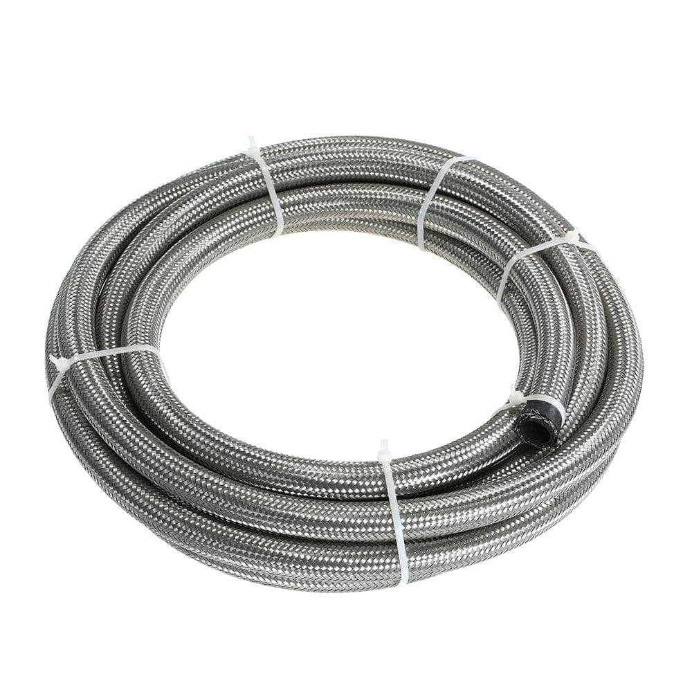 AN-6 AN6 Stainless Steel Braided Fuel Hose Oil Cooler Hose 3M 2m