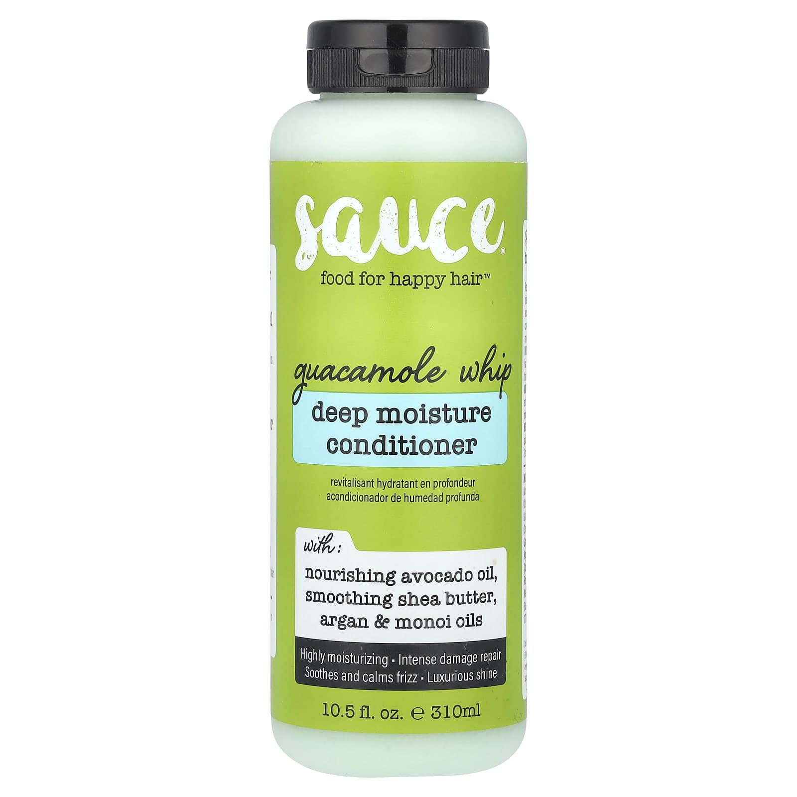 Sauce Beauty, Deep Moisture Conditioner, Guacamole Whip, 10.5 fl oz (310 ml)