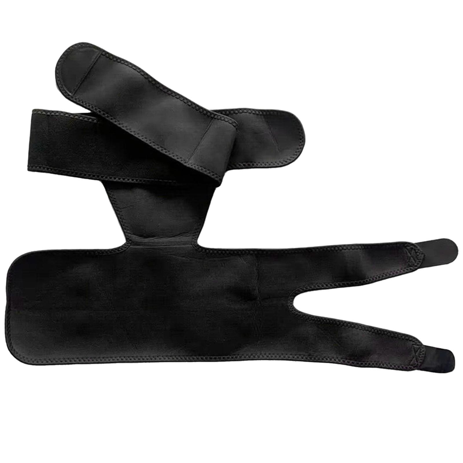 Groin Support Bandage Adjustable Thigh Compression Injury Prevention Athletic Groin Leg Hip Brace black