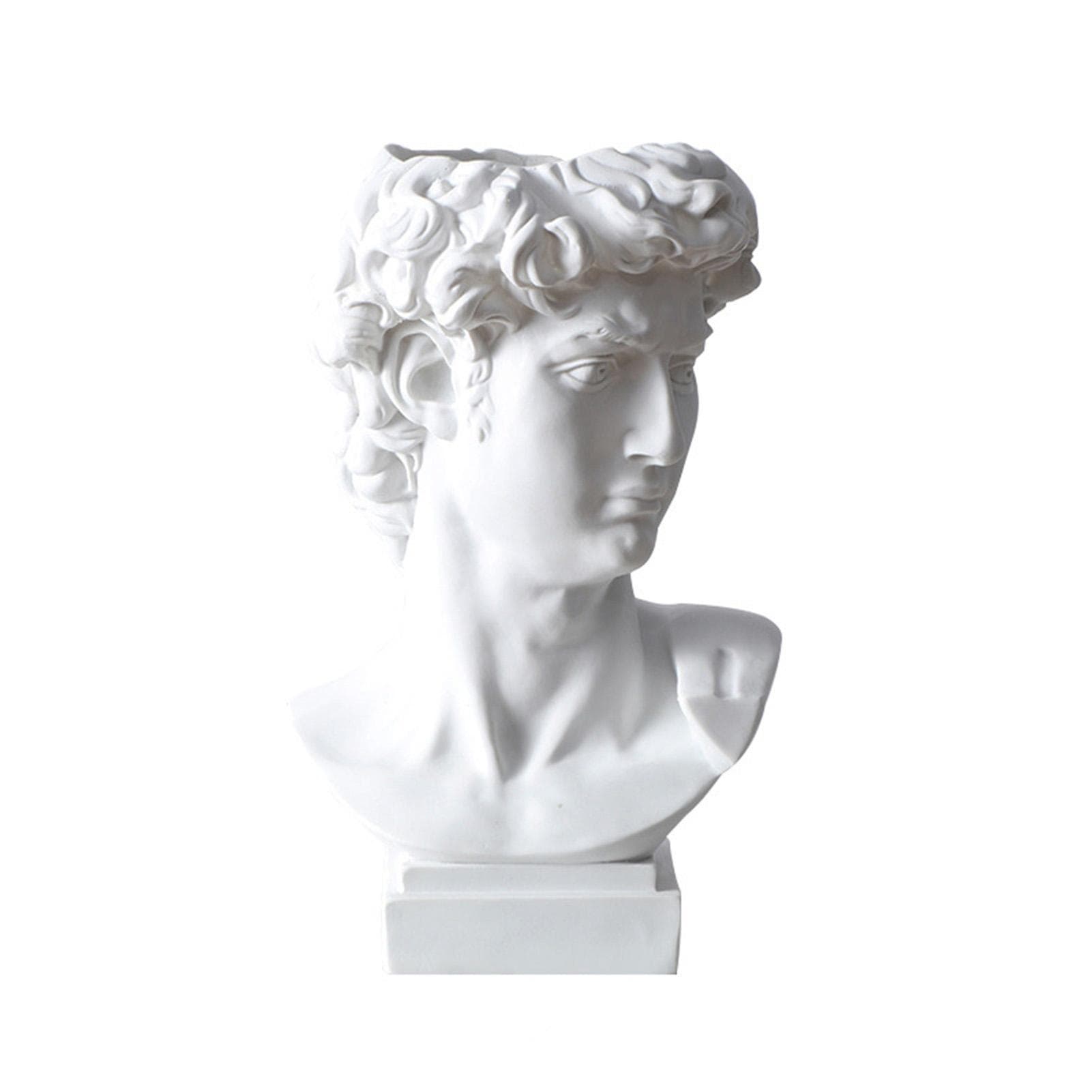Sculpture Pen Holder Neat Storage Decorative Desk Vase Artistic Makeup Brush Container for Bedroom