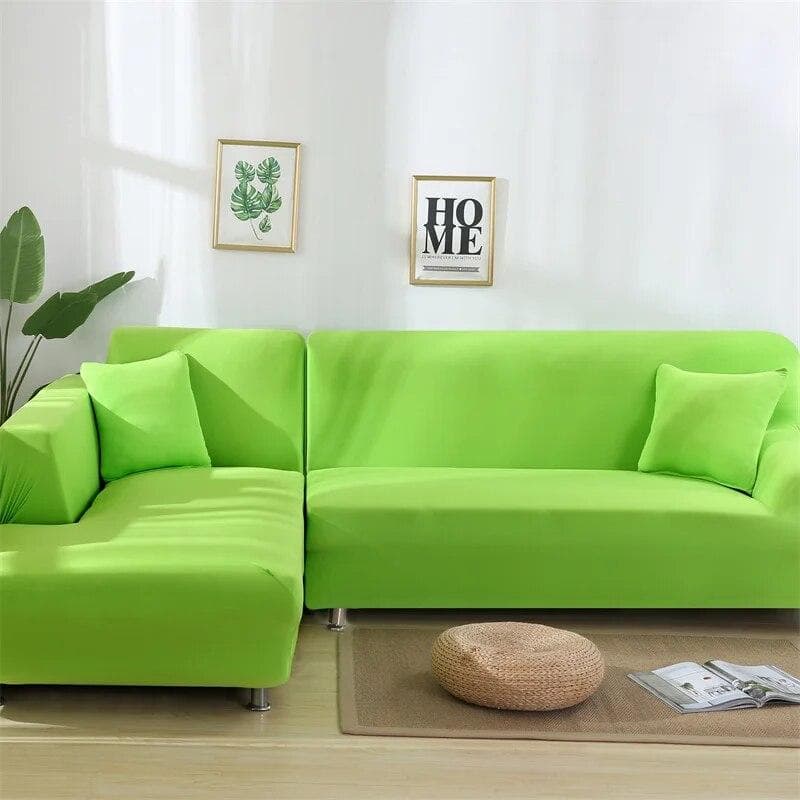 Elastic Sofa Covers for Living Room Stretch Slipcovers Sectional Couch Cover L Shape Corner Armchair Cover 1/2/3/4 Seater 1PC Small( 90-140cm)1pc