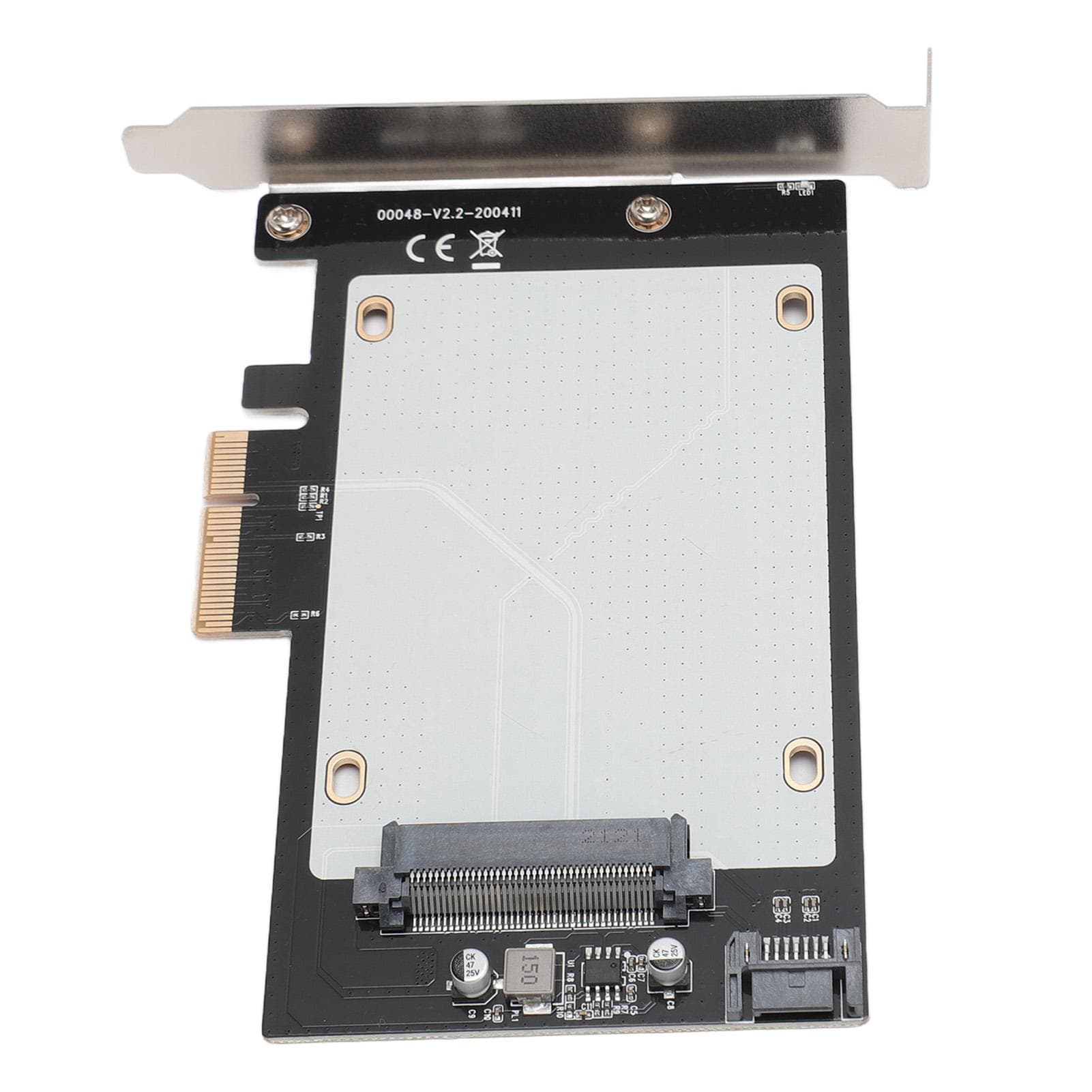 PCIE to U.2 Adapter Card PCIE3.0 X4 to SATA Adapter Card Hard Disk Adapter Card for 2.5 Inch U.2