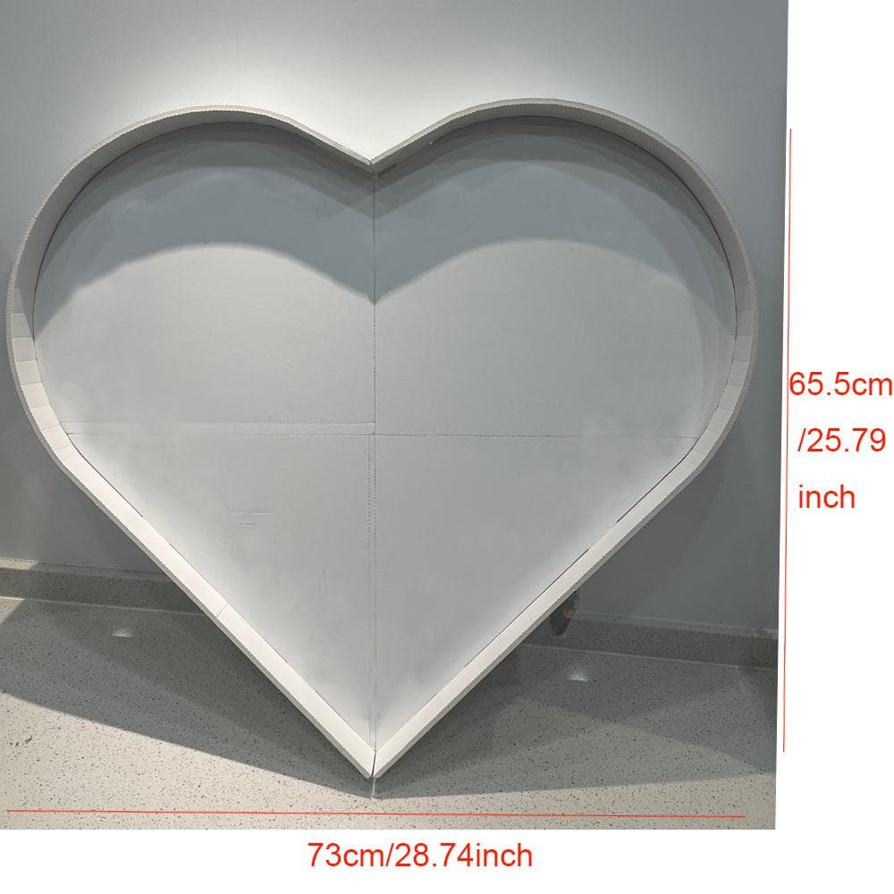 1Pcs 73cm Heart Frame KT Board Without Balloon Party Decor for Wedding Birthday Home Party Decoration Only KT Board