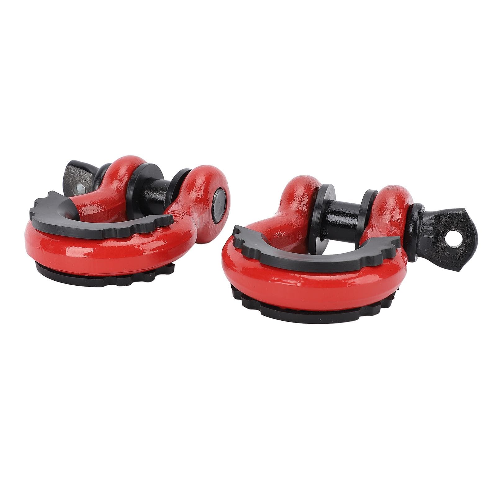 2 Pcs D Ring Shackle 34 Inch 8800 LBS Load Capacity Heavy Duty Carbon Steel Tow Shackle with