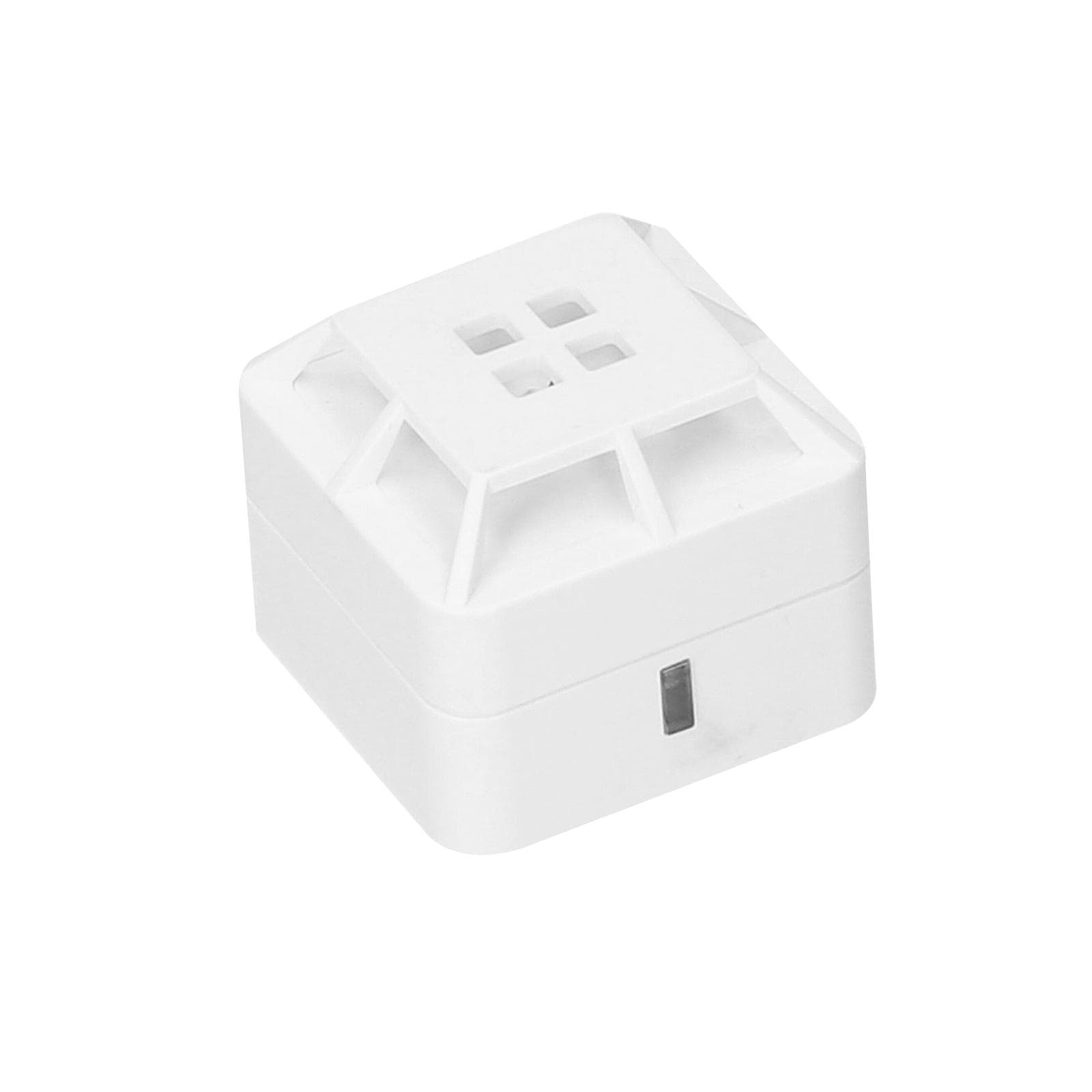 Heat Alarm Fixed Temperature Heat Detector 5 Year Battery Powered 85dB Alarm Sound for Home Kitchen white