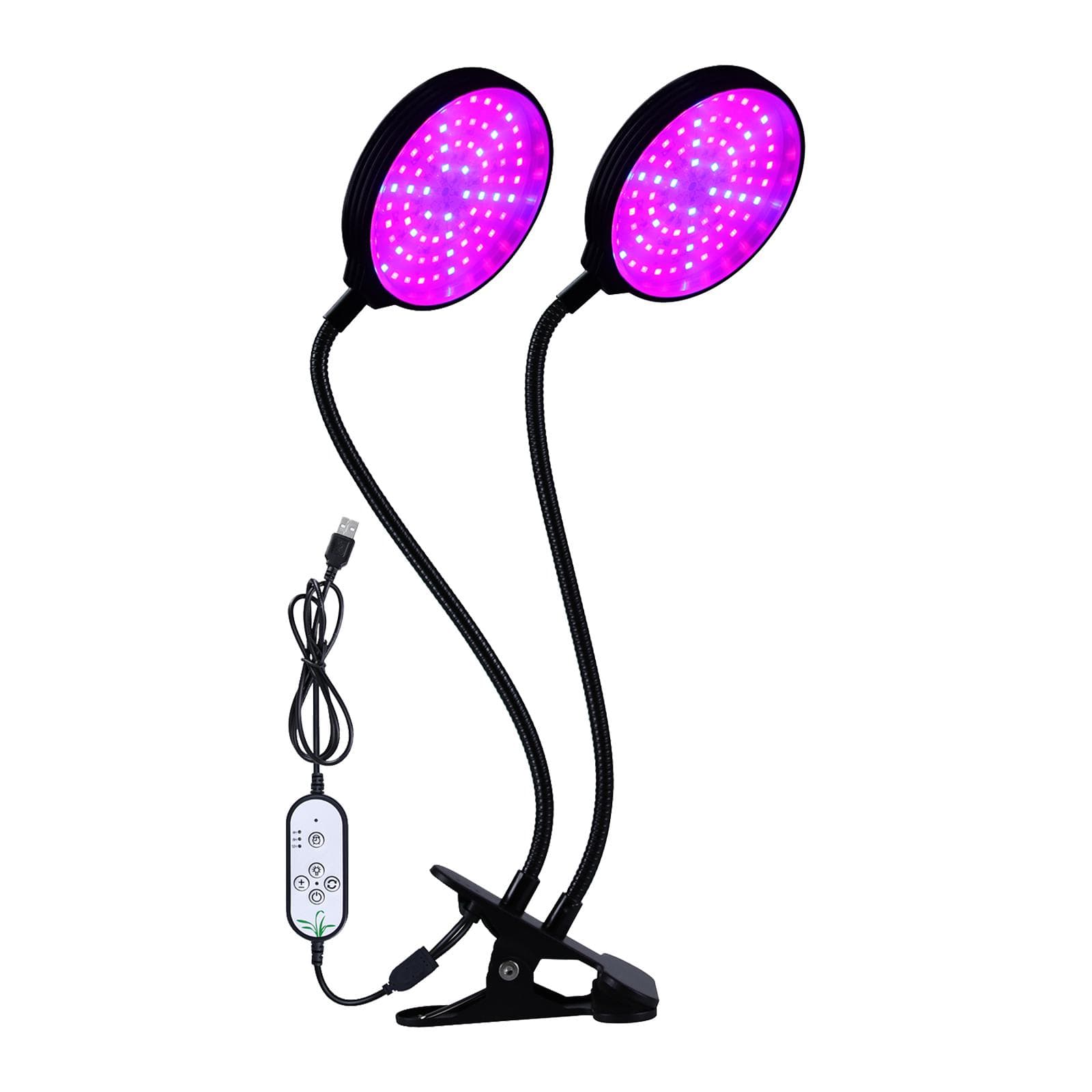 Sunlike LED Grow Light with Blue Red Light Auto On/Off 4/8/12H Timer 5 Brightness Leves Waterproof Type2