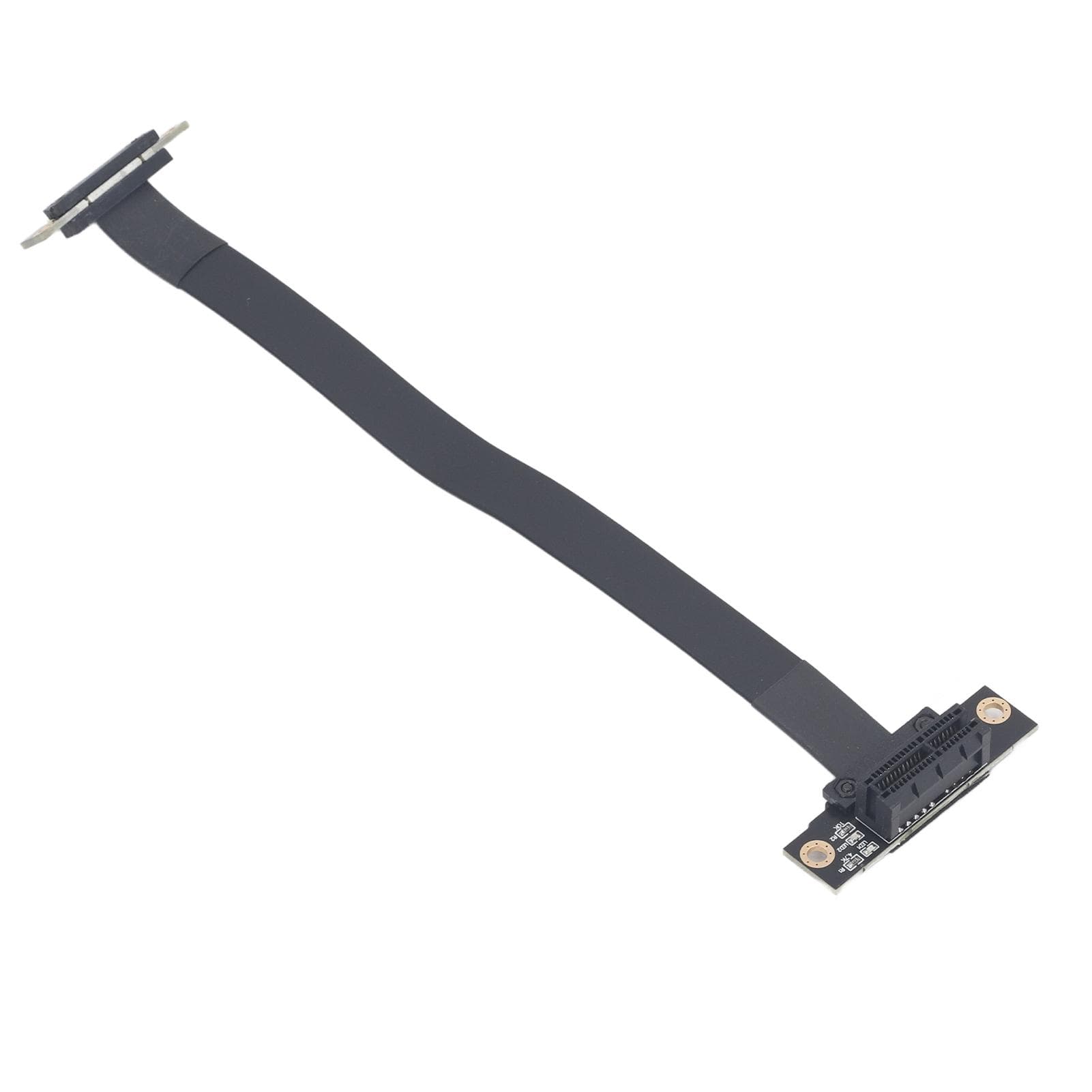 PCI E 3.0 1X to 1X Extension Cable 8Gbps 20cm 90 Degree Right Angle PCI E 3.0 1X Riser Extender for