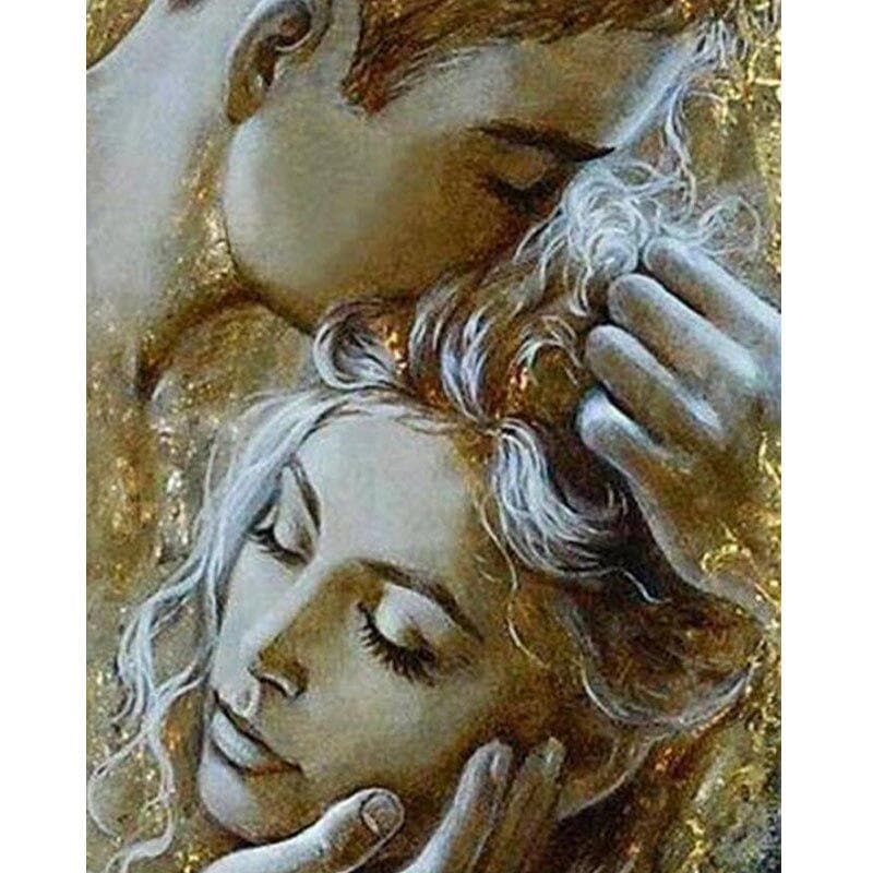 Diamond Painting Full Drill A Couple of Lovers Cross Stitch Embroidery Romantic Lover 20X30CM