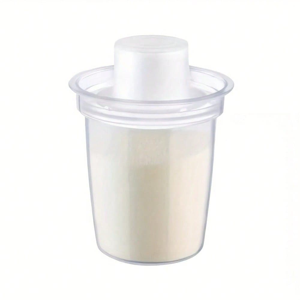 Portable Milk Powder And Storage Box, Multifunctional Compartment Box for Snacks, Moisture-Proof Storage Container for Bags transparent