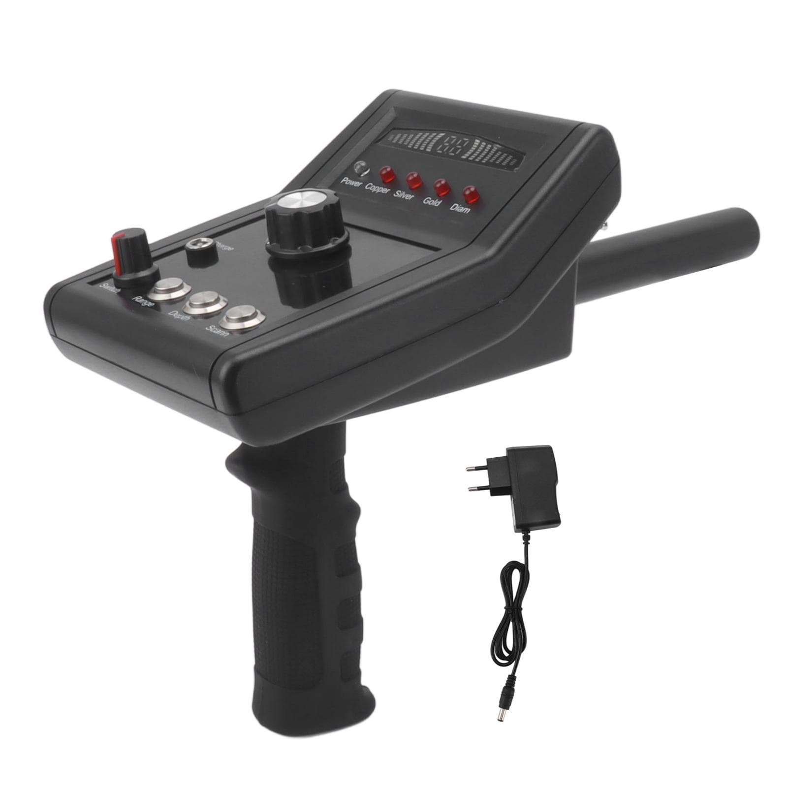 15 Meter Depth Metal Detector Handheld Metal Finder Gold Silver Copper Scanner 1000m Range 100?240V