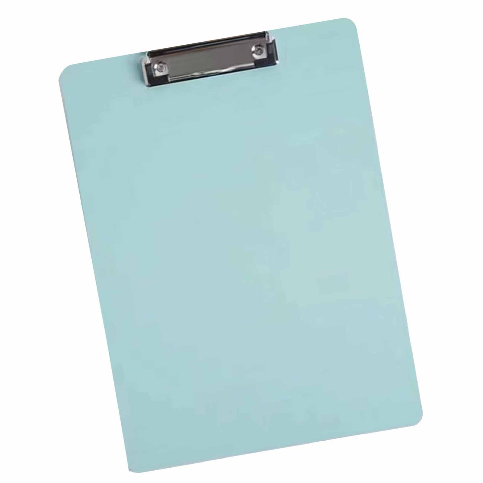A4 Clipboard Thickened Multipurpose Desktop Document Holder for Files Materials School Office Light light green