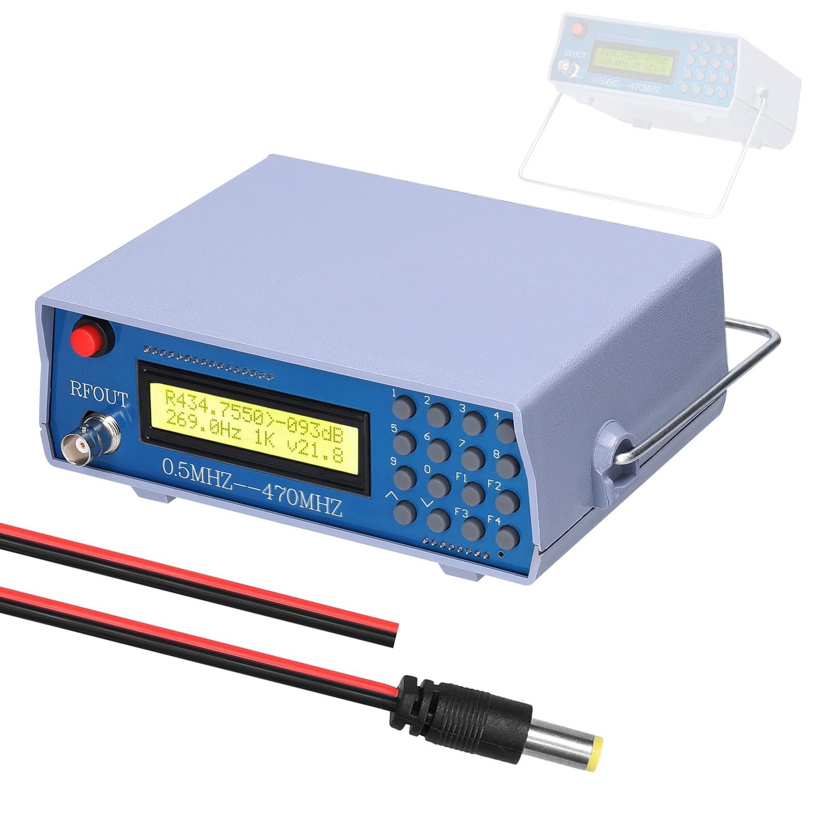 0.5M-470M Radio Frequency Signal Source Generator Practical Debugging Instrument Tester for multicolour
