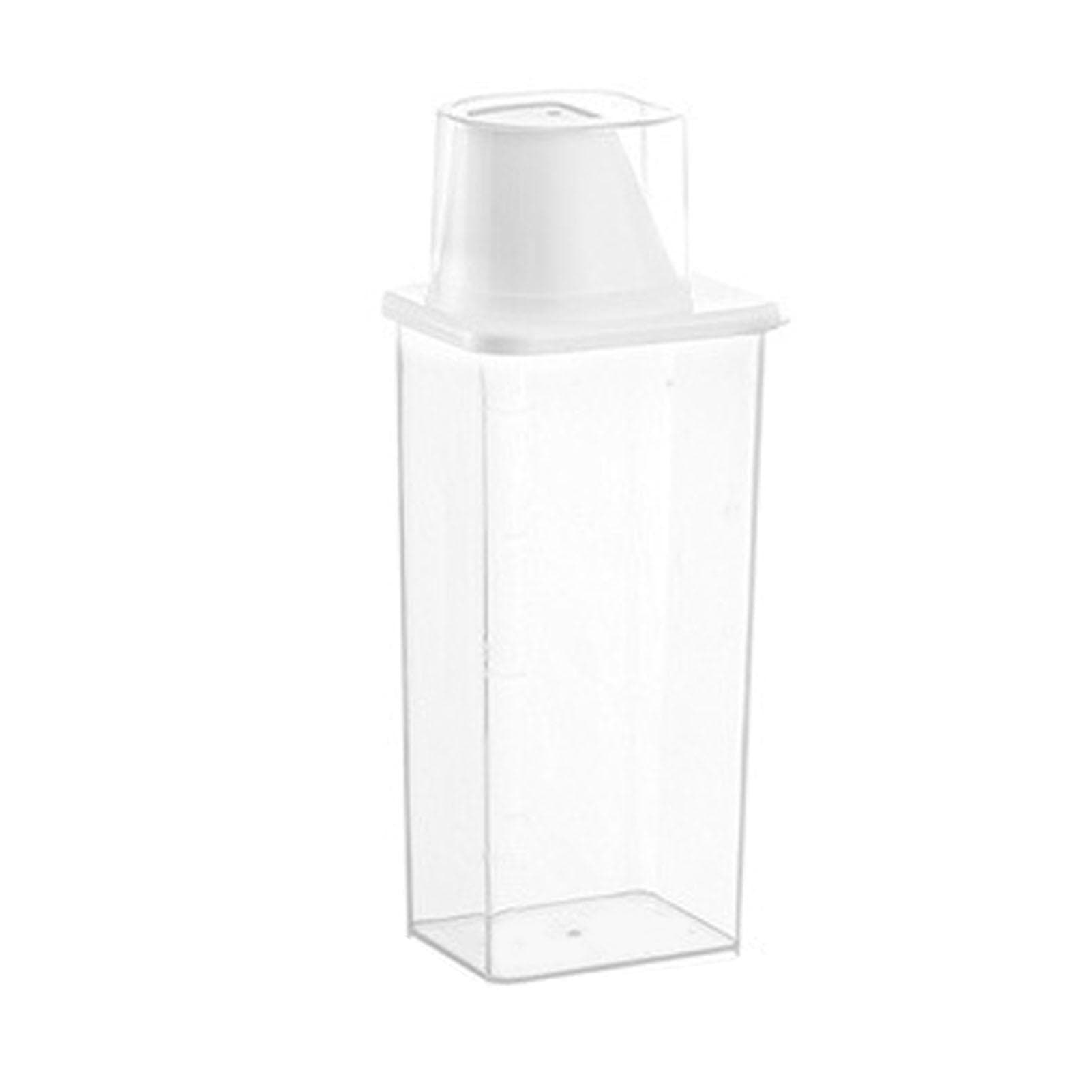 Cereal Container Plastic Transparent Sealed Dry Food Storage Dispenser Pantry Organization Canister