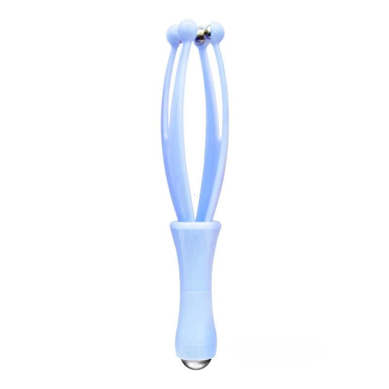 Finger Massager 360 Degree Rolling Massage Health Care Tools Multi Functional Hand Joint Ball Type Slim Hand Massage Clip sky blue