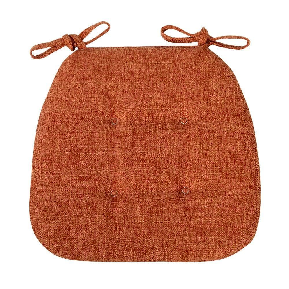 Warm Solid Color Home Office Butt Relaxing Chair Cushion Seat Mat Chair Pad Seat Cushion orange