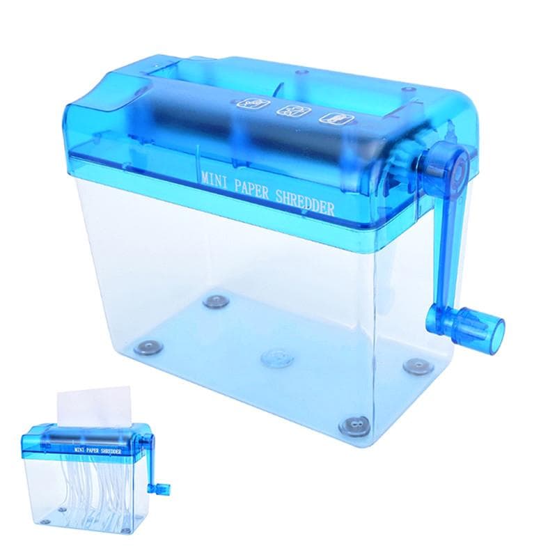 Mini Desktop Hand Paper Shredder Manual Hand Paper Shredders