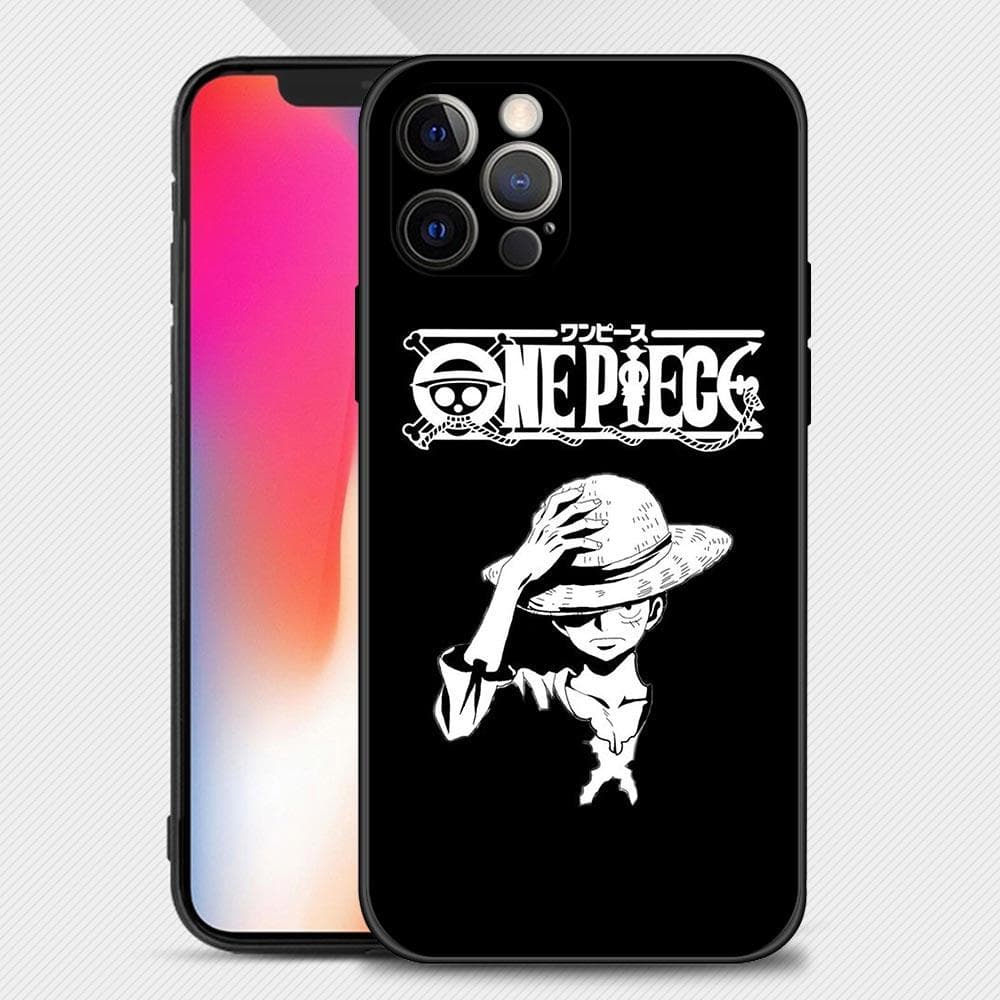 One Piece Dark Style Phone Case For Apple iPhone 11 13 12 Pro Max Mini X XR XS Max 6 6S 7 8 Plus 5 5S SE(2020) Cover iPhone 7 8 Plus