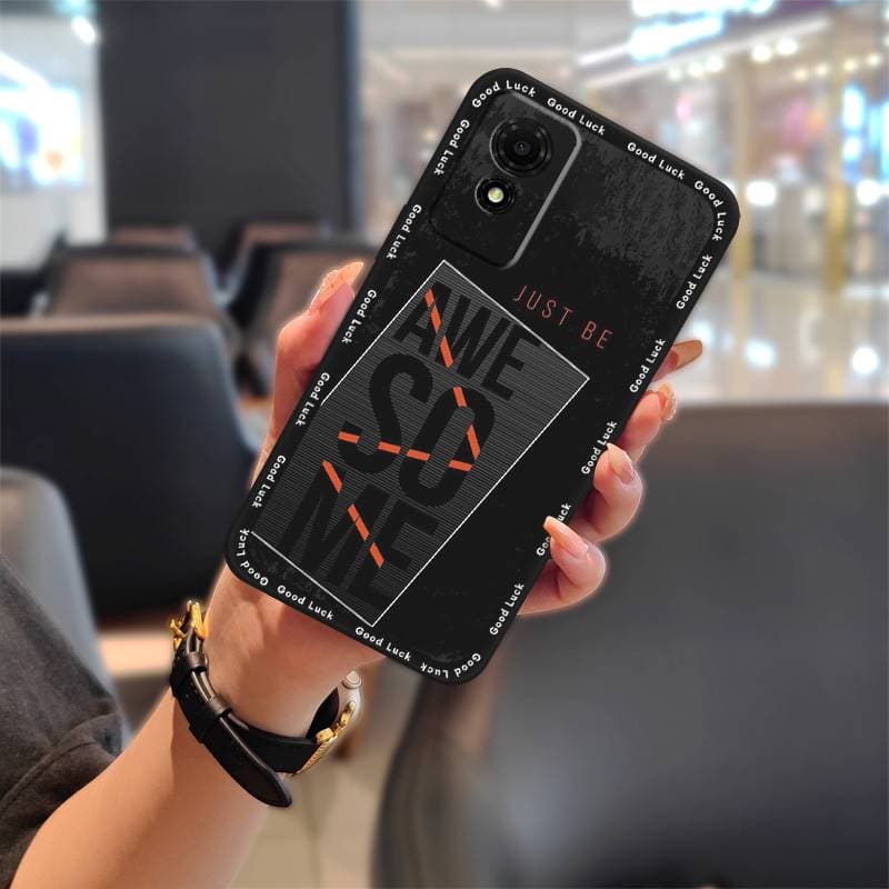 Back Cover Shockproof Phone Case For TCL 501/T433D Cartoon Fashion Design Silicone Soft case Graffiti Protective Cute TCL 501/T433D
