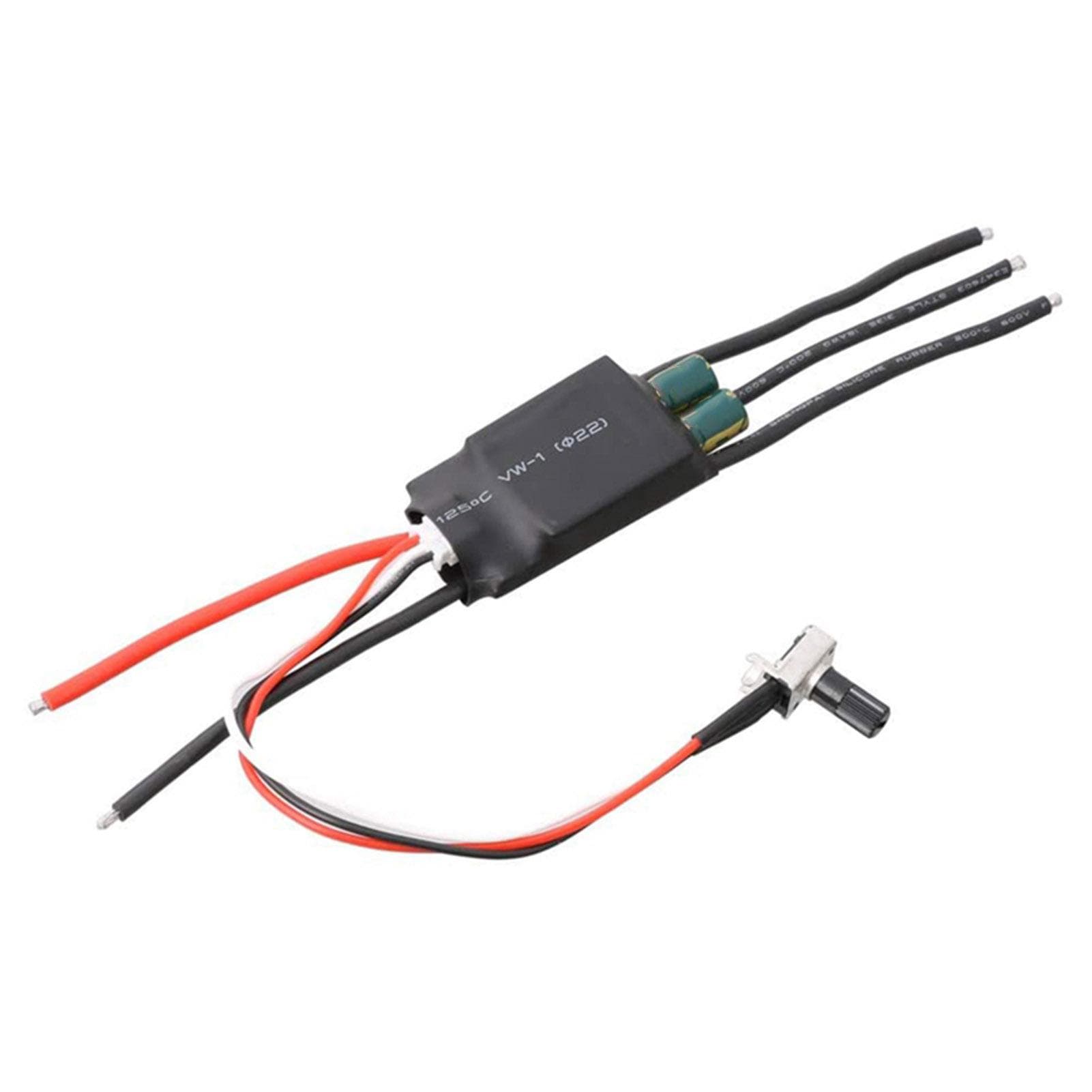 DC 724V 200W BLDC 3 Phase Brushless ESC Motor Driver Hallless DC Motor Drive Board Speed black