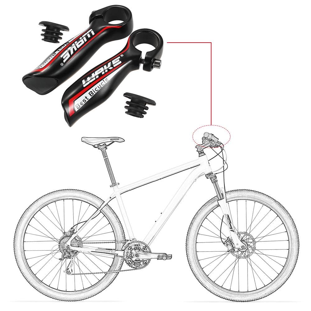 1 Pair Alumimun Alloy MTB Bar End Mountain Bike Handlebar End Bicycle Cycling Road Bike Parts 22.2MM