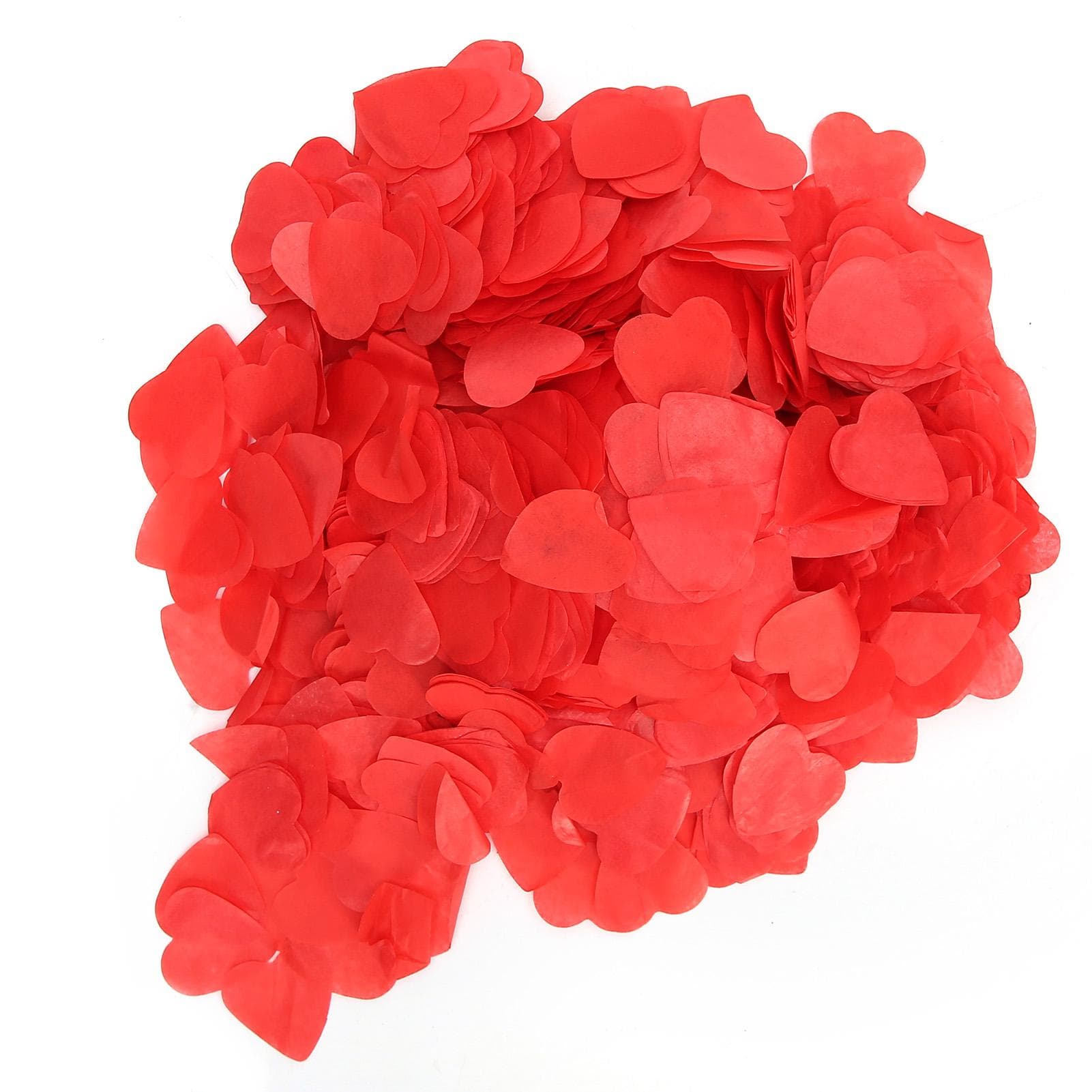 2 Bags 60g 2.5cm Red HeartShaped Confetti Wedding Party Valentine s Day Confetti Decoration