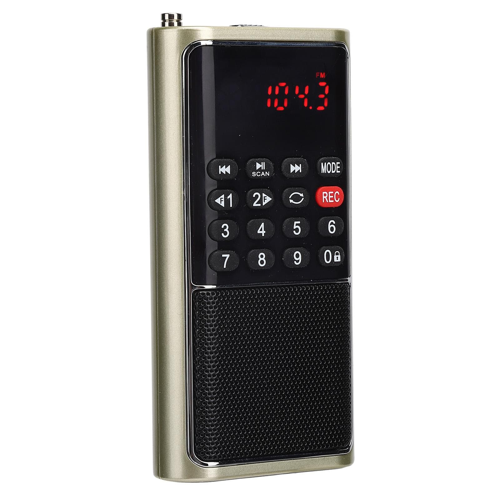 L‑338 Portable FM Radio Portable Multifunctional Radio Player for Memory Card U Disk Home Supplies
