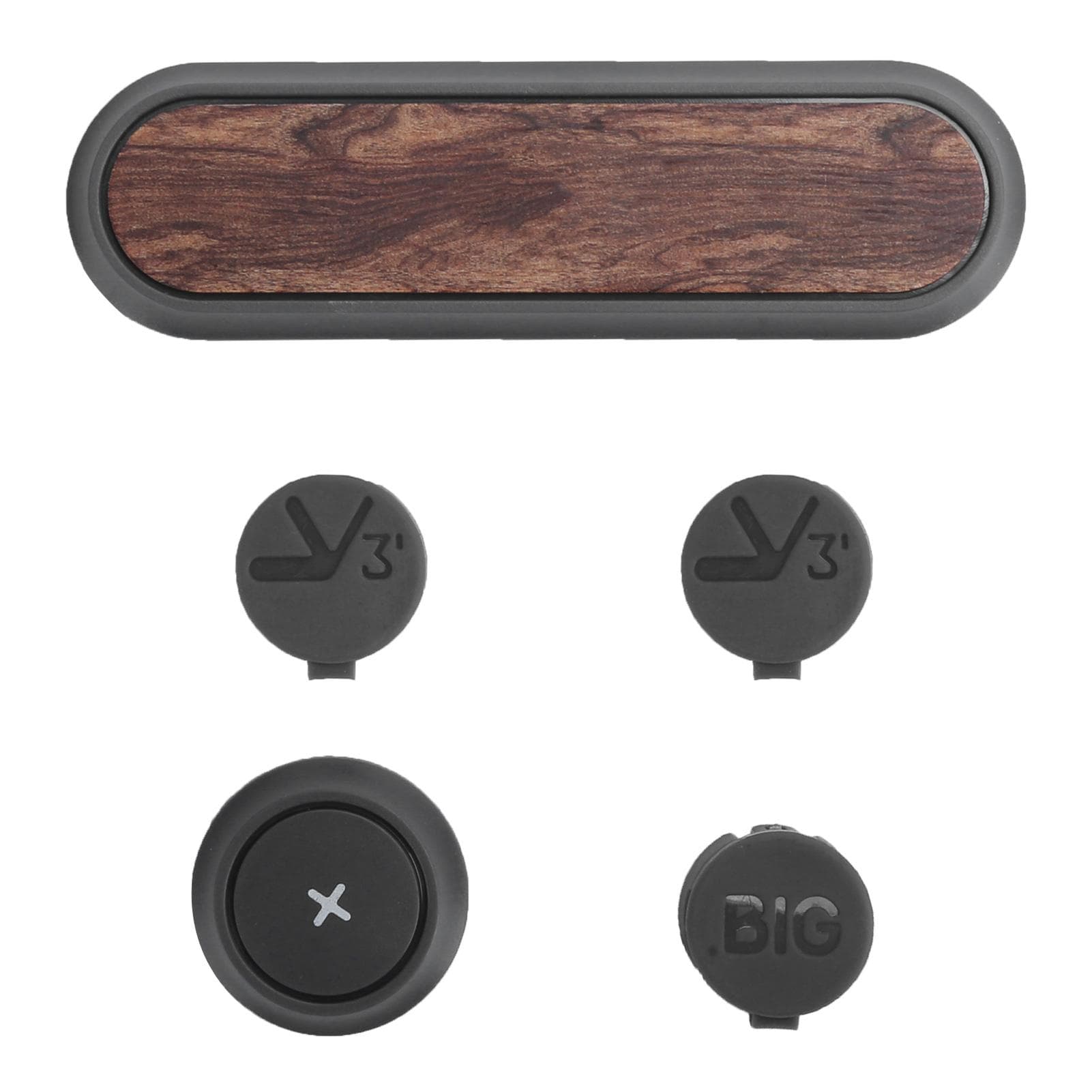 Magnetic Cable Clips Multipurpose Desktop Cord Management Organizer for Home Office Car UseWalnut