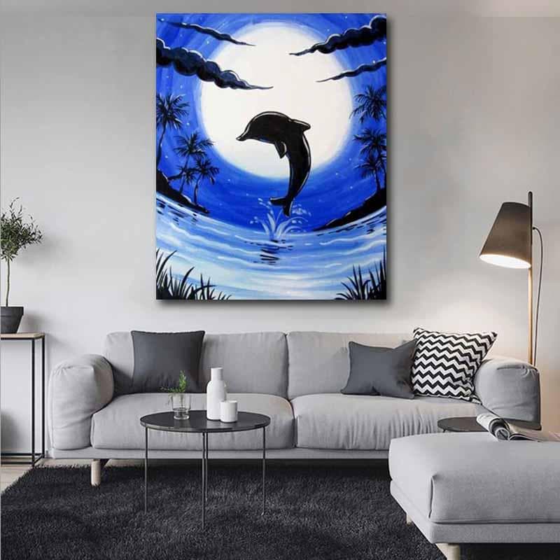 5d Diy Diamond Painting Cross Stitch Animal Deer Diamond Mosaic Diamond Painting 20X30