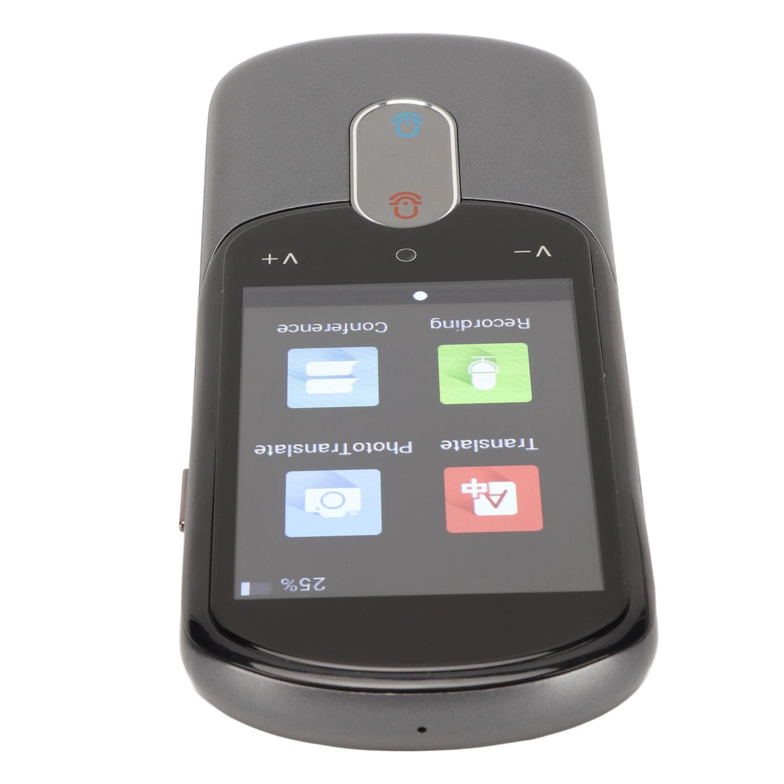 Smart Translator 2.88in Touch Screen Real Time Two Way Translation Portable Intelligent Language gray