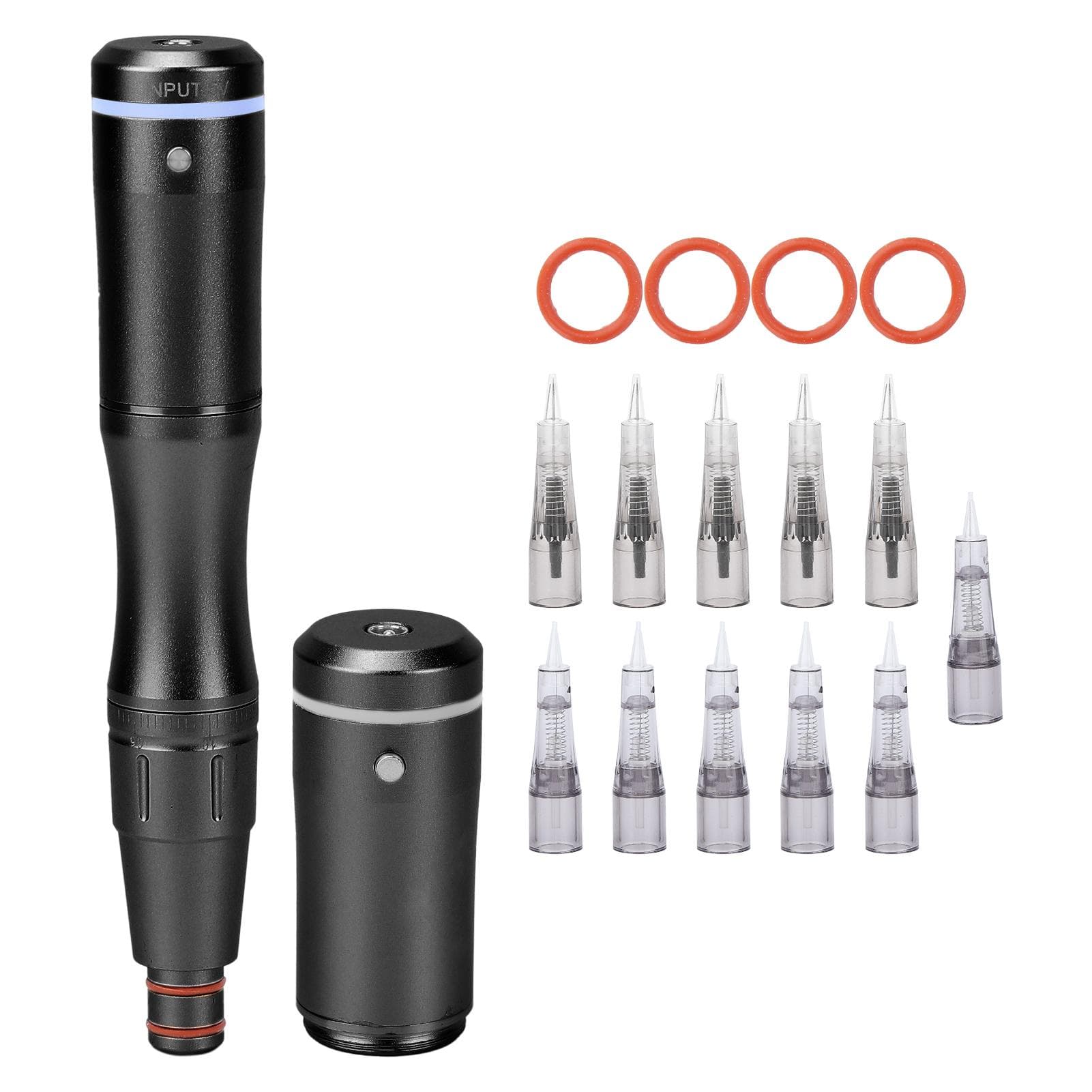 Tattoo Makeup Microblading Machine Semi Permanent Eyebrow Lip Eyeliner Cartridge Needle Pen US Plug black