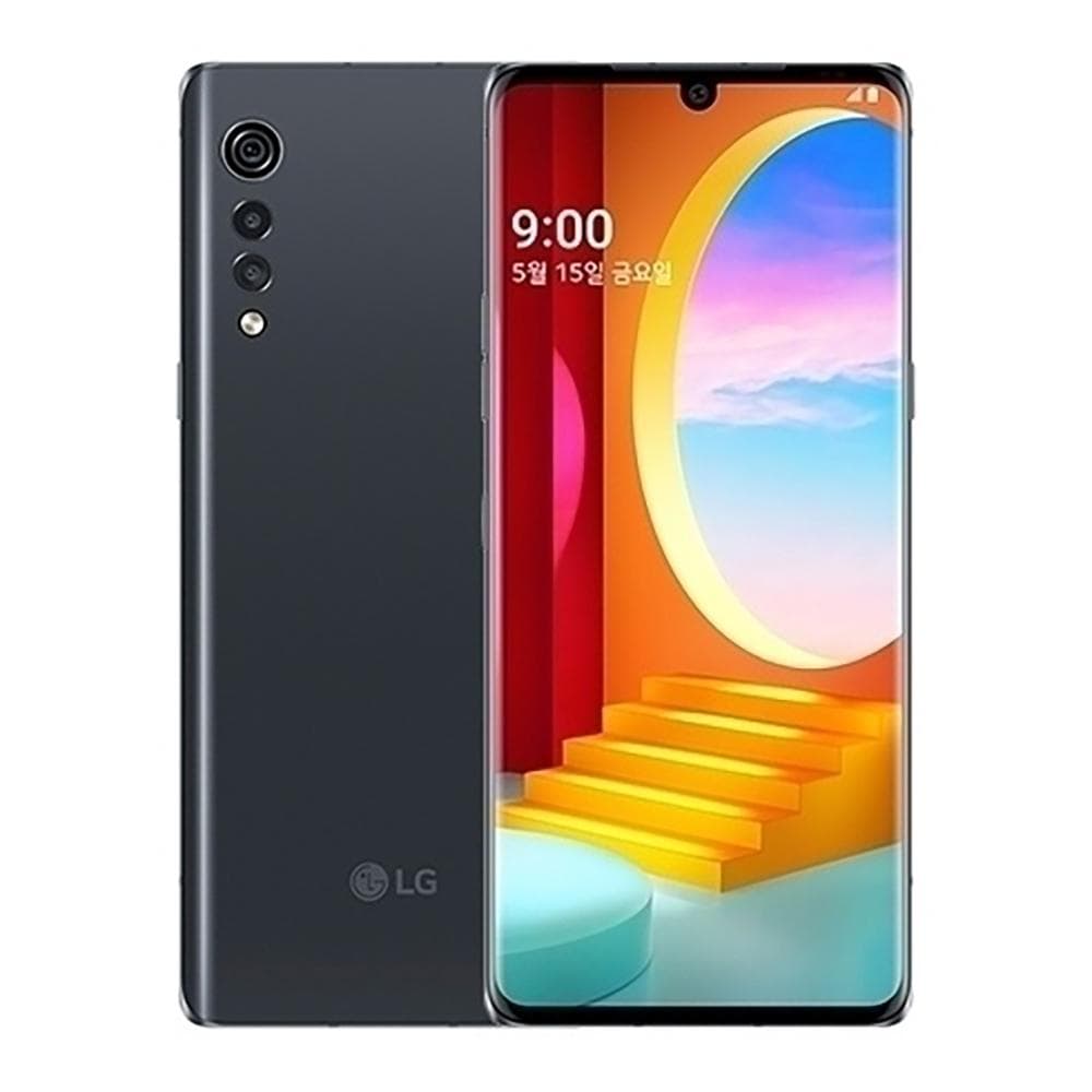 Refurbished LG Original LG Velvet 5G 6GB RAM128GB ROM Mobile Phone With 2 SIM G900N Simple Set black