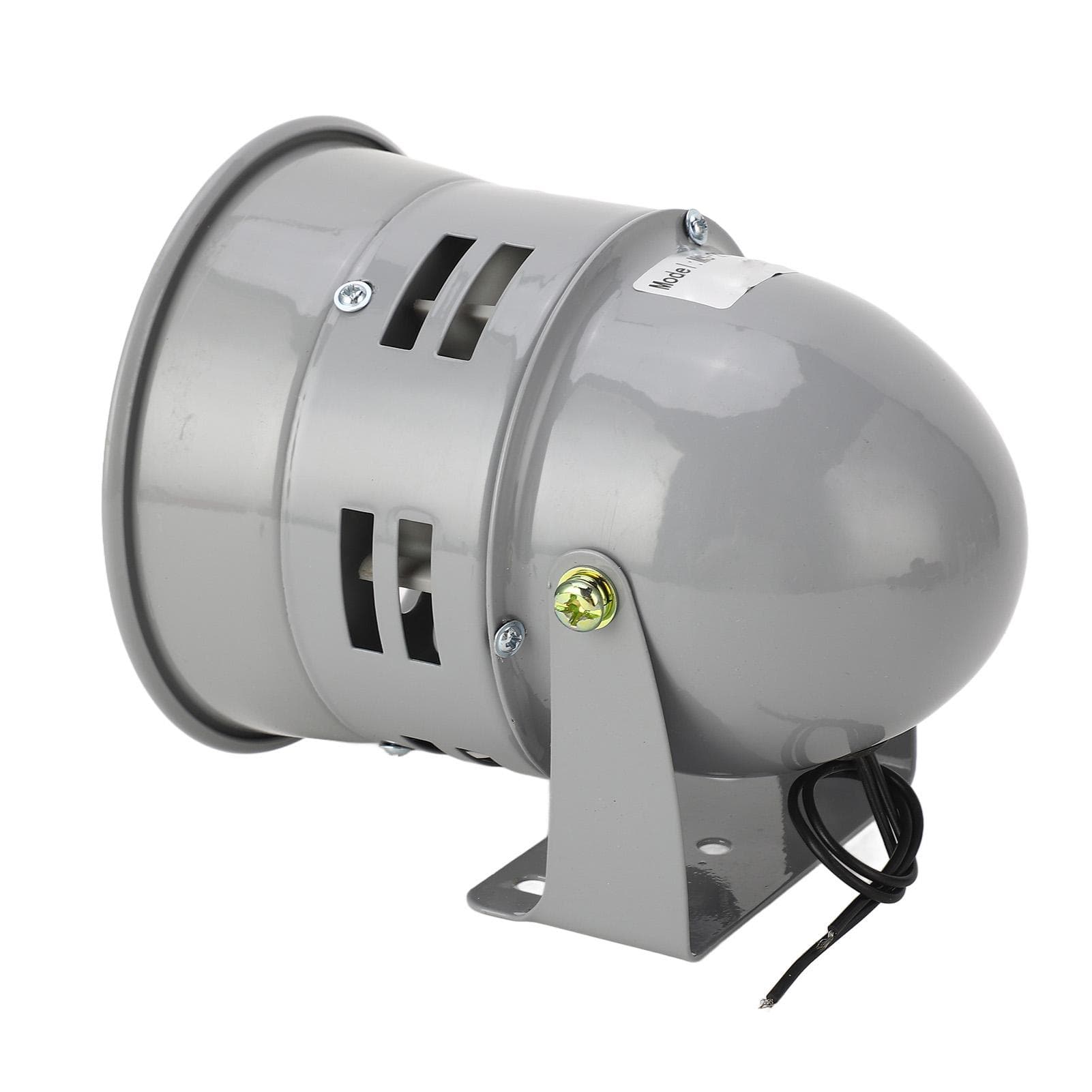 Industrial Alarm Buzzer Motor Driven Siren 120dB 40W Gray Iron Shell Fire Horn Electronic Component