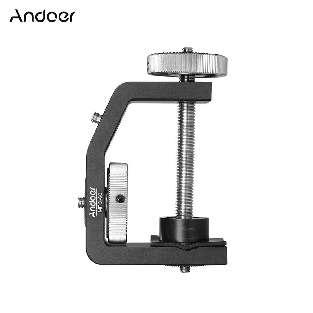 MFC-60 Heavy Duty Photography Desk Tree Clamp Multifunctional C-shaped Clamp Window Glass Clamp