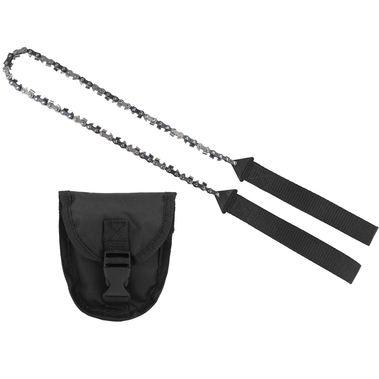Outdoor Mini Portable Hand Chain Saw Survival 33t Logging Camping Pocket Saw Toolblack