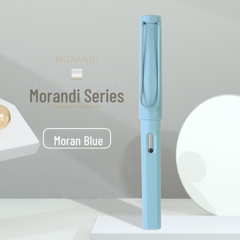 Colorful Student Fountain Pen with Replaceable Ink Capsule for Calligraphy and Correct Writing Posture 0.38mm Pen Only