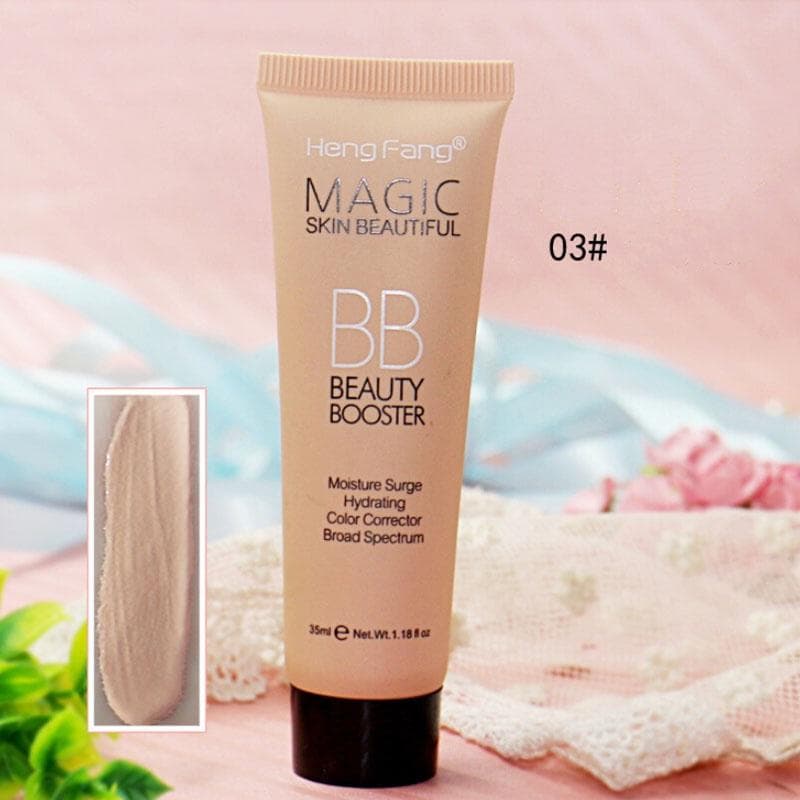 Pro Brighten Base Makeup Kit Sun Block Long Lasting Waterproof Face Whitening Brand Foundation BB Cream 3 Color 03#