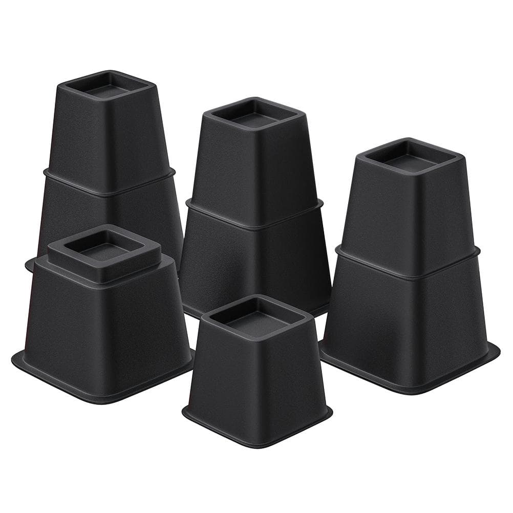 8Pcs Bed Risers Furniture Riser Lifts Bed Lifts for Beds Day Beds Sofa Table Couch