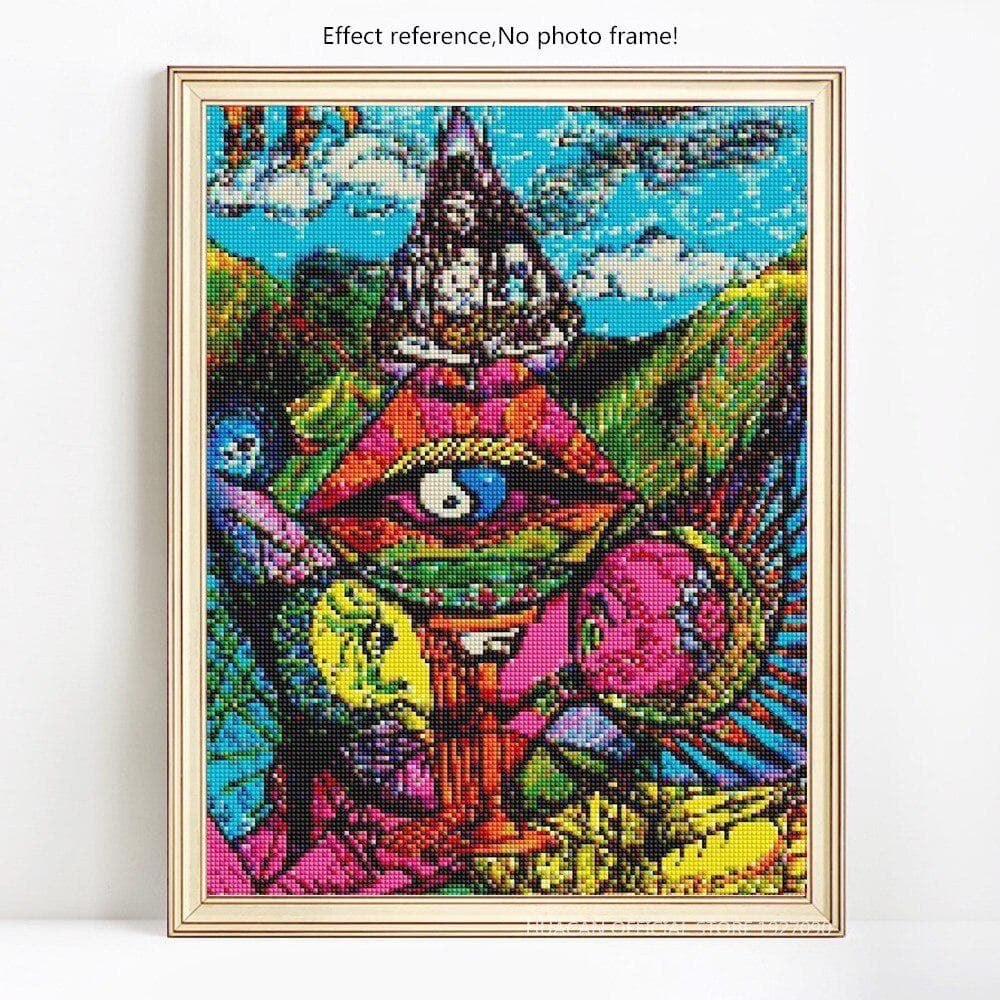 Diamond Painting Full Display Diamond Mosaic Full Layout Cartoon Pictures With Rhinestones 20X30