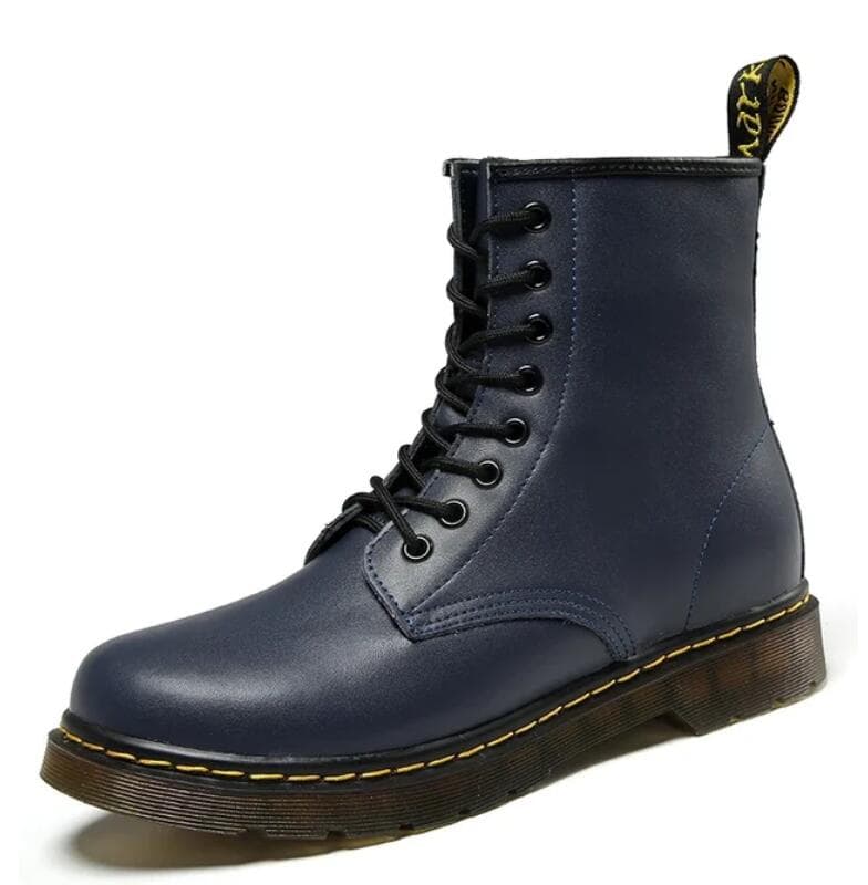 2025 Classic Doc Boots Men's Shoes Casual Shoes Classic Ankle Boots High Slip Office Ventilation Utility Motorcycle 260 blue