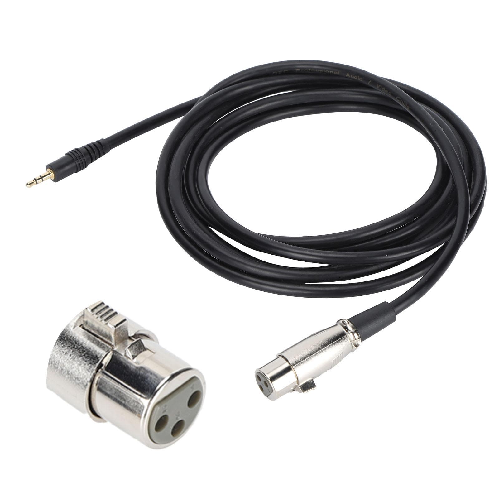 JORINDO JD6016 XLR Female to 3.5mm Jack Balanced Signal Cable XLR to 18 Inch Microphone Cable 3 M