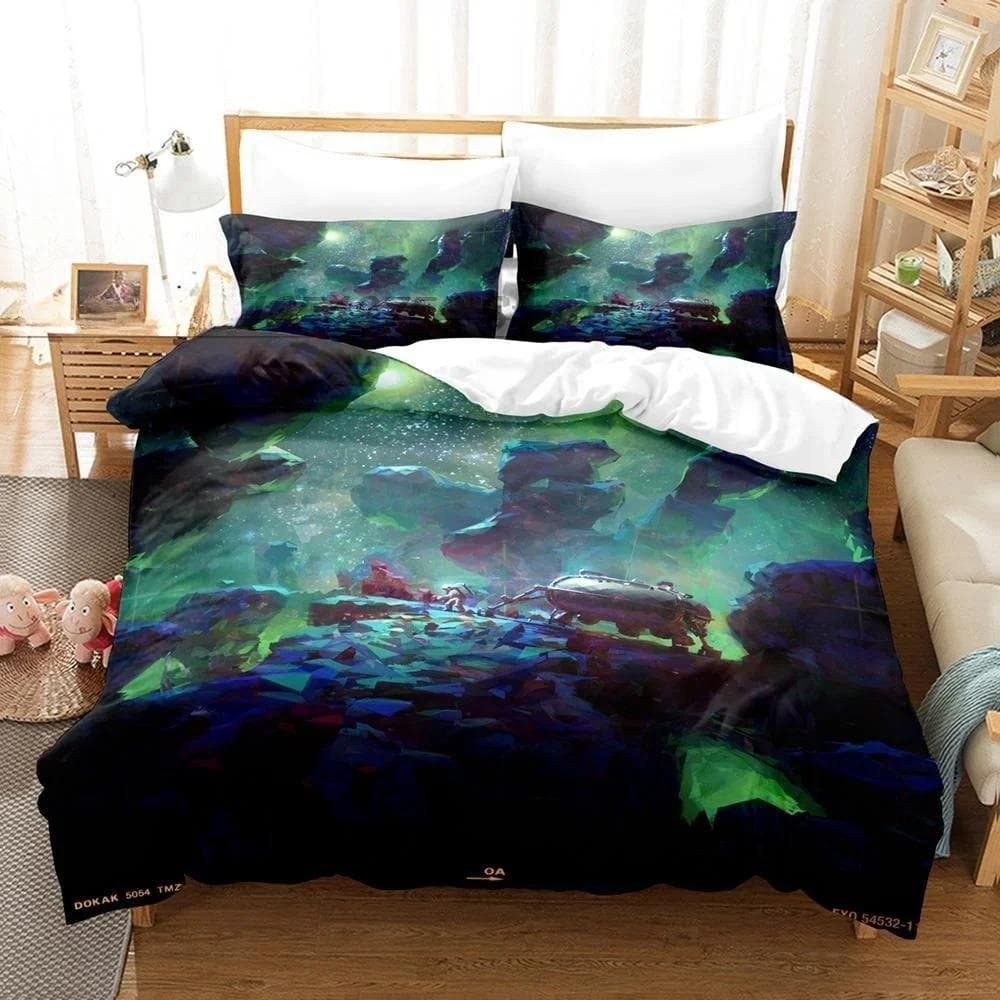3D Print bed sheet set Astroneer Bedding Set Single Twin Full Queen King Size Bed Set Teenager Bedroom Sheet sets Home Textiles 70x133cm 2pcs