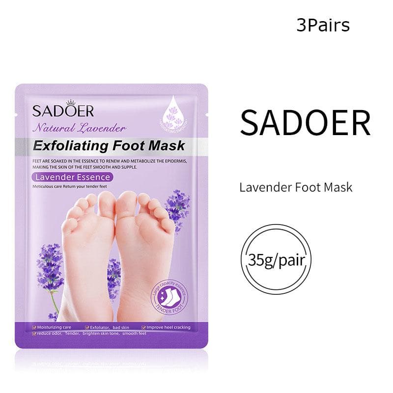 3pairs SADOER Goat Milk Nicotinamide Hand Mask Foot Mask Moisturizing Skin Care Product #4