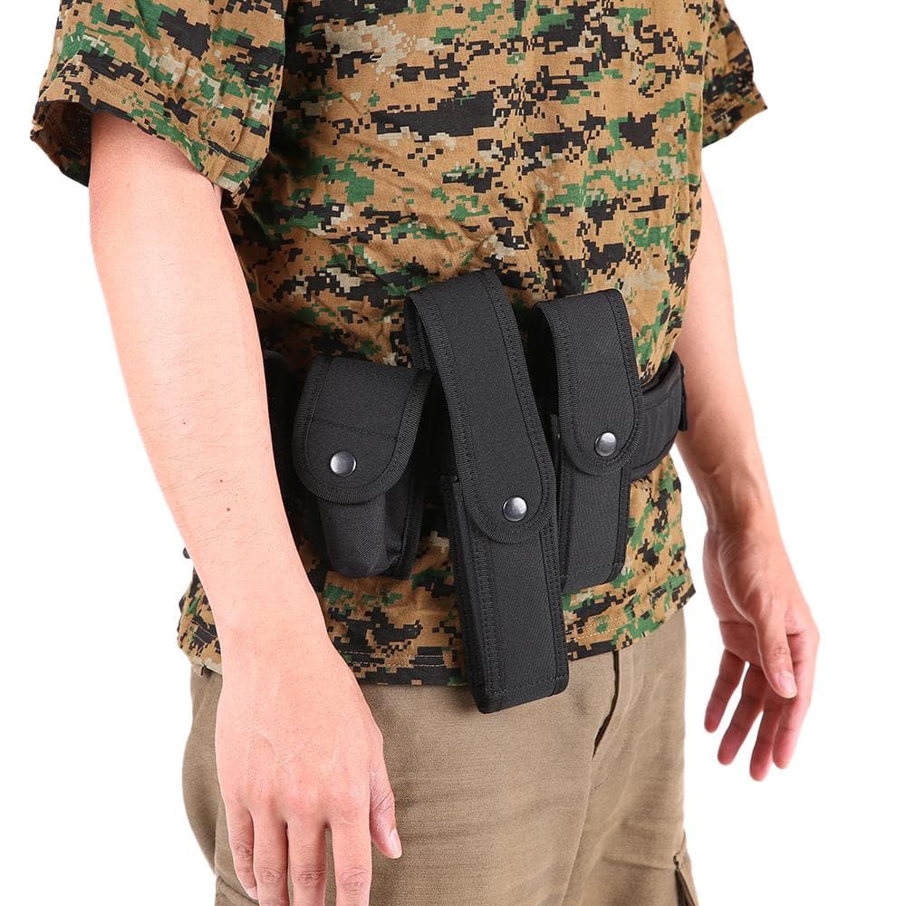 Lixada Tactical Belt Law Enforcement Modular Equipment Pouches Holster Gear 6pcs kit