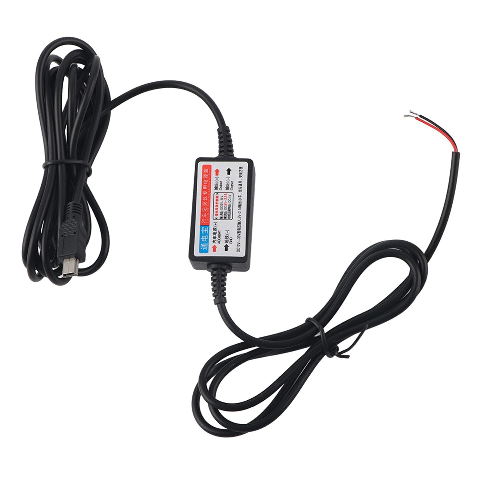 Low Voltage Protection Step Down Mini USB 12V to 5V Converter 3m Step Down 12V 5V Cable