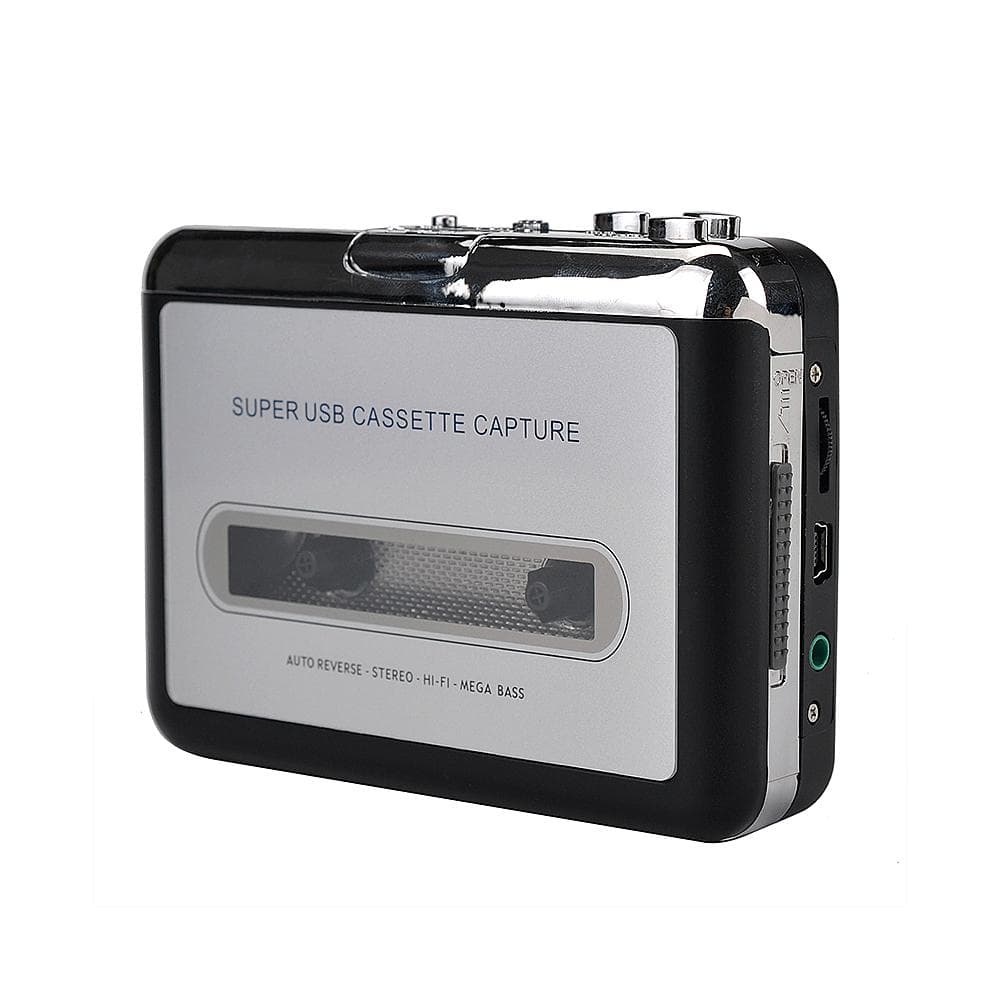 USB Cassette Player Portable Tape Convert Player Tape to MP3/CD Format Capture MP3 Audio Music Via