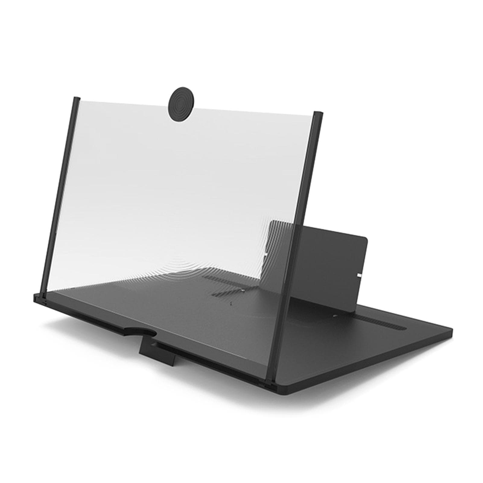 10 Screen Magnifier for Cell Phone - Enlarges The Screen 2-3 Times - Compatible with All black