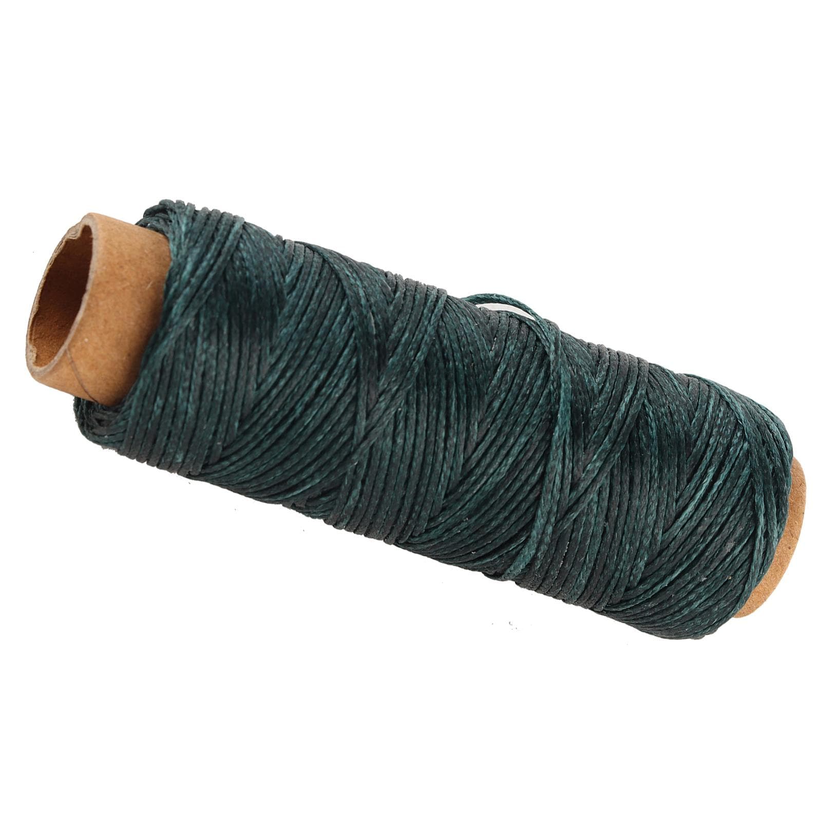 Sewing Wax Line Thread Flat Sewing Thread For Leather Craft(Dark Green)