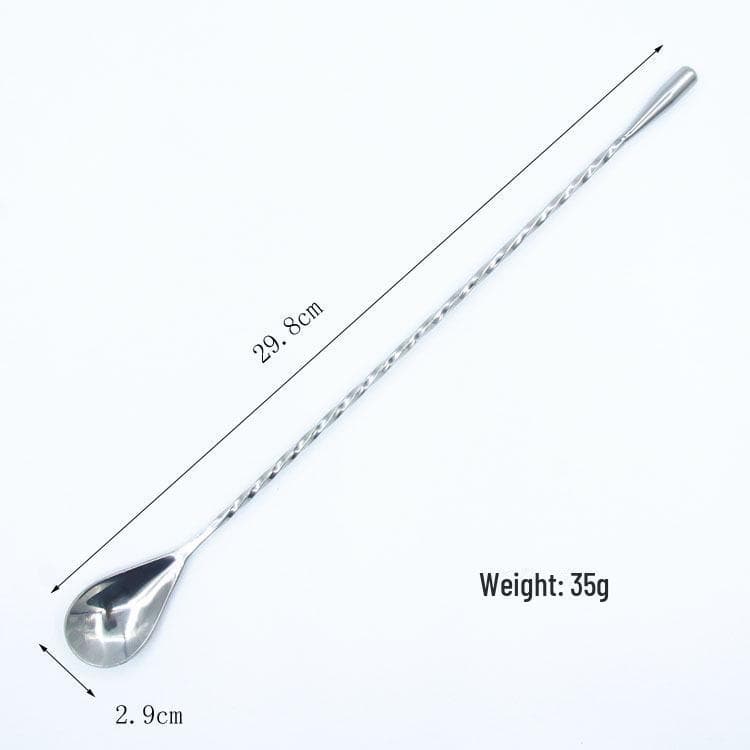 304 Stainless Steel Bar Stirring Spoon for Cocktails and Milk Tea