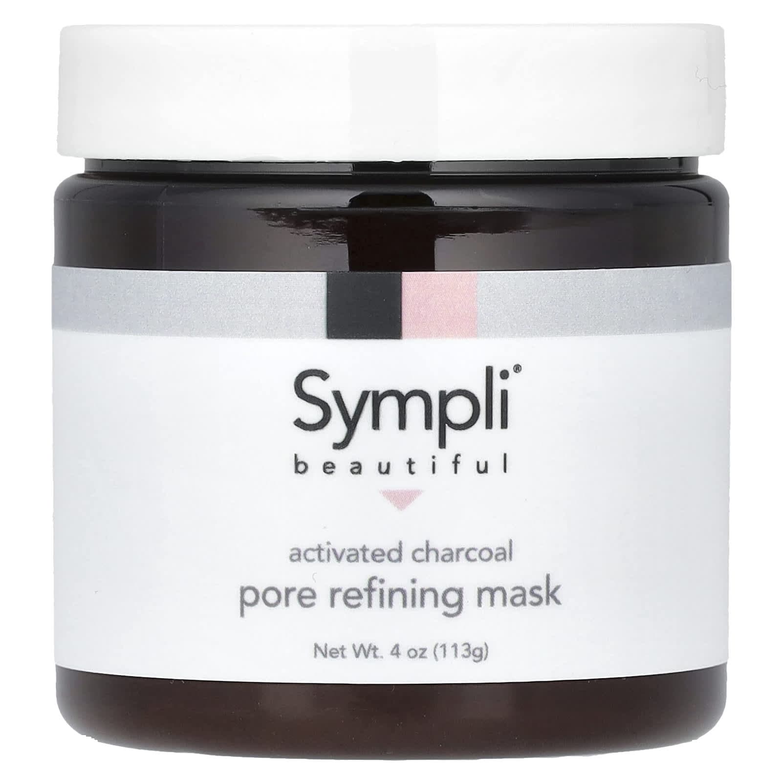 Sympli Beautiful, Activated Carbon Pore Refining Beauty Mask, 4 oz (113 g)